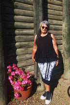 China Blue Skirt