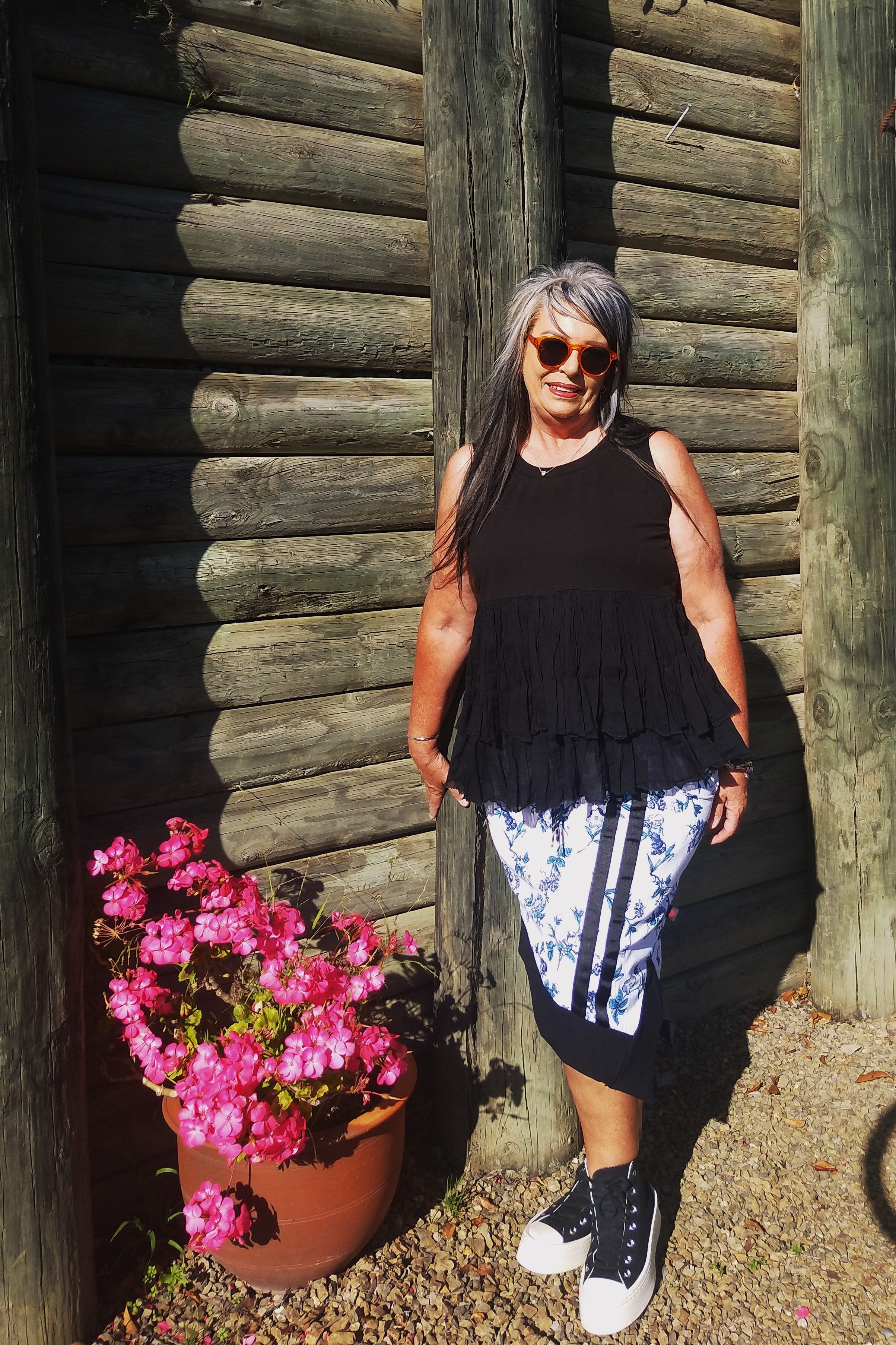 China Blue Skirt