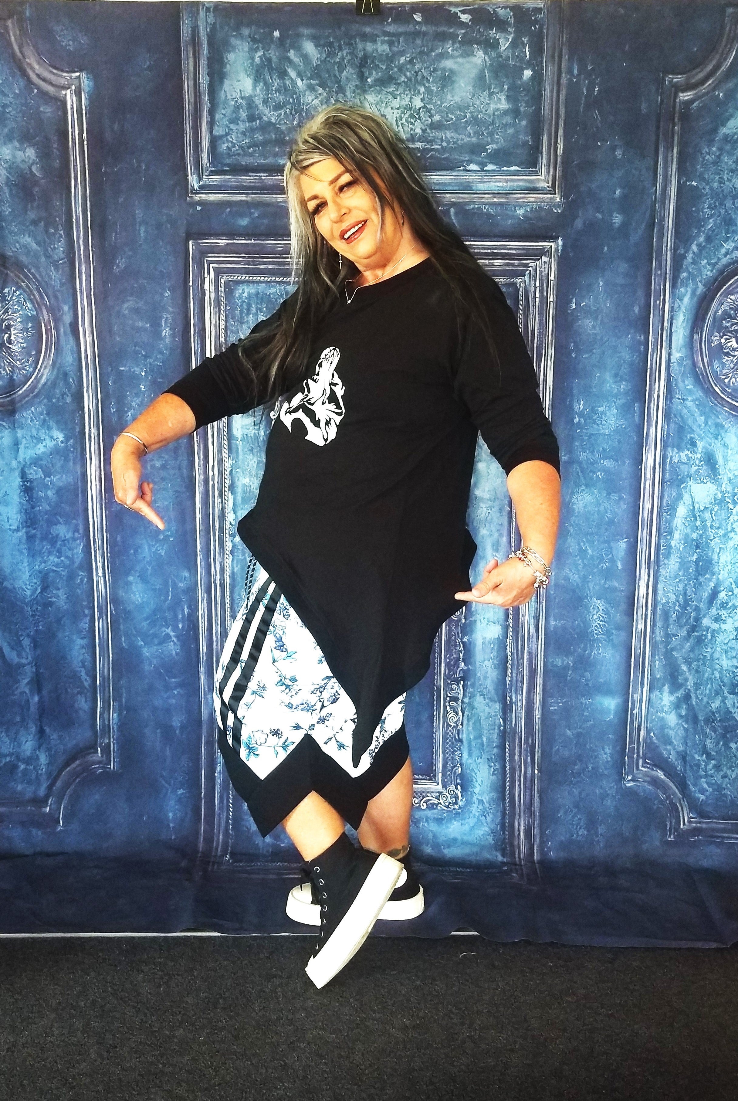 China Blue Skirt