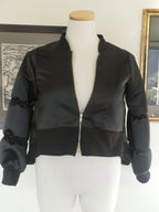 Satin Bomber Jacket